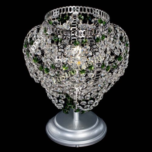 Настольная лампа Альфа №1 зеленая в Самаре Гусь Хрустальный