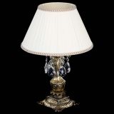 Бронзовая настольная лампа Антик №1 Баден с абажуром в Самаре