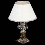 Бронзовая настольная лампа Антик №1 Лучик с абажуром в Самаре Бронзовая настольная лампа Антик №1 Лучик с абажуром в Самаре