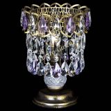 Настольная лампа Астра №1 под бронзу Фиолетовая в Самаре