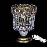 Настольная лампа Астра №1 под бронзу Фиолетовая в Самаре