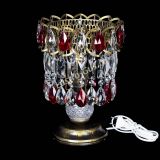 Настольная лампа Астра №1 под бронзу Красная в Самаре