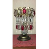 Настольная лампа Астра №1 под бронзу Красная в Самаре