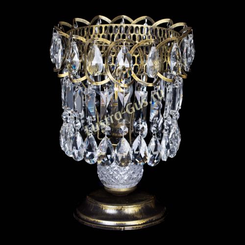 Настольная лампа Астра №1 под бронзу в Самаре Гусь Хрустальный