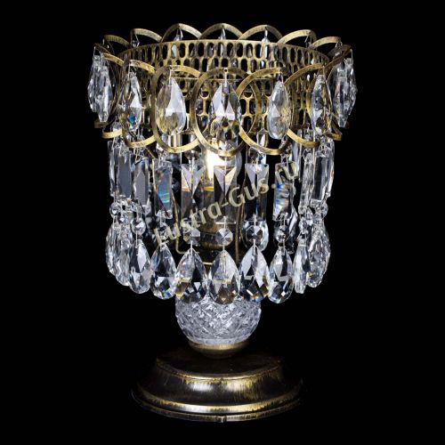 Настольная лампа Астра №1 под бронзу в Самаре Гусь Хрустальный