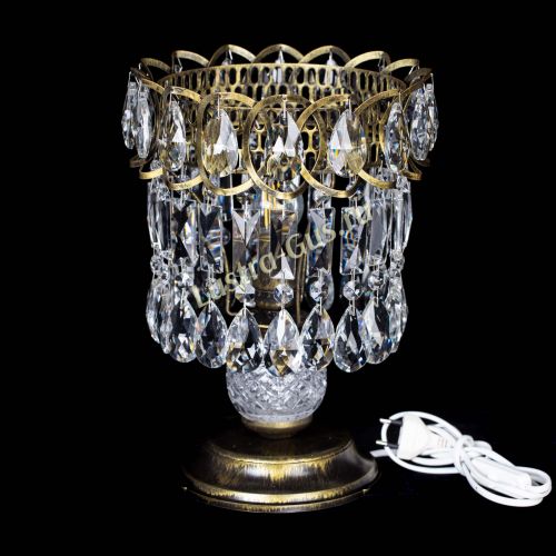 Настольная лампа Астра №1 под бронзу в Самаре Гусь Хрустальный