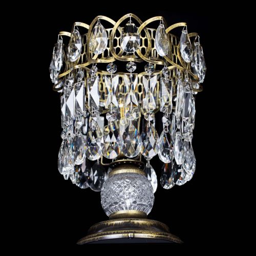 Настольная лампа Астра №1 под бронзу в Самаре Гусь Хрустальный