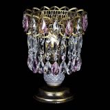 Настольная лампа Астра №1 под бронзу Розовая в Самаре