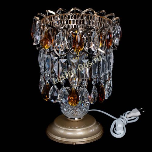 Настольная лампа Астра №1 чайная в Самаре Гусь Хрустальный