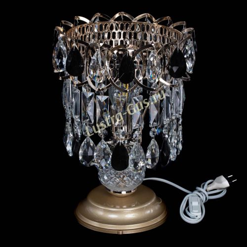 Настольная лампа Астра №1 черная в Самаре Гусь Хрустальный