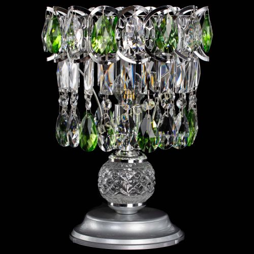 Настольная лампа Астра №1 зеленая в Самаре Гусь Хрустальный