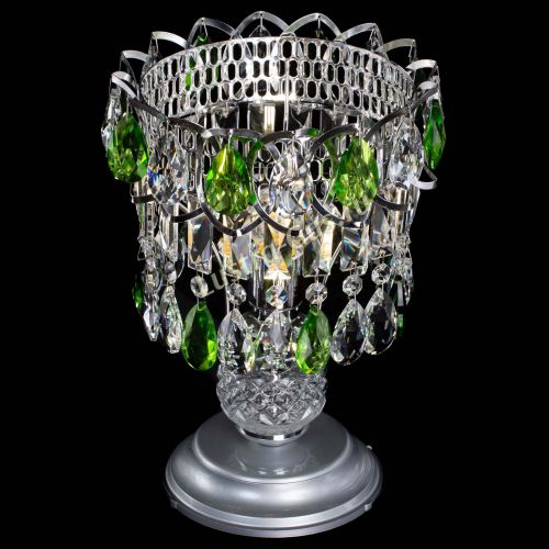 Настольная лампа Астра №1 зеленая в Самаре Гусь Хрустальный