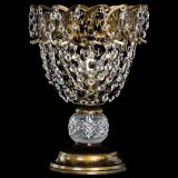 Настольная лампа Астра ажур №1 под бронзу Черная в Самаре