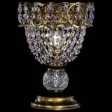 Настольная лампа Астра ажур №1 под бронзу Фиолетовая в Самаре