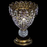 Настольная лампа Астра ажур №1 под бронзу Фиолетовая в Самаре