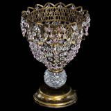 Настольная лампа Астра ажур №1 под бронзу Розовая в Самаре