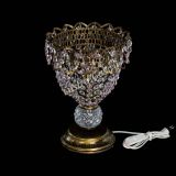 Настольная лампа Астра ажур №1 под бронзу Розовая в Самаре