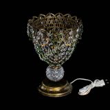 Настольная лампа Астра ажур №1 под бронзу Зеленая в Самаре