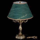 Бронзовая настольная лампа Аврора №3 с абажуром в Самаре