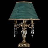 Бронзовая настольная лампа Аврора №3 Журавлик с абажуром в Самаре Бронзовая настольная лампа Аврора №3 Журавлик с абажуром в Самаре