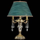 Бронзовая настольная лампа Аврора №3 Журавлик с абажуром в Самаре Бронзовая настольная лампа Аврора №3 Журавлик с абажуром в Самаре