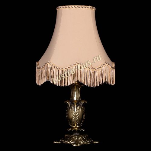 Бронзовая настольная лампа Делия №1 с абажуром в Самаре Бронзовая настольная лампа Делия №1 с абажуром в Самаре