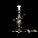 Бронзовая настольная лампа Делия №1 с абажуром в Самаре Бронзовая настольная лампа Делия №1 с абажуром в Самаре