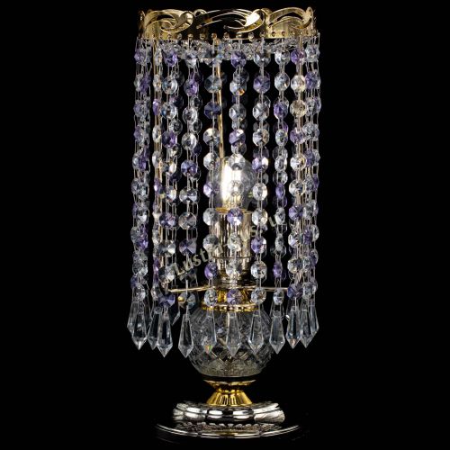 Настольная лампа Диана Карандаш фиолетовая в Самаре Гусь Хрустальный