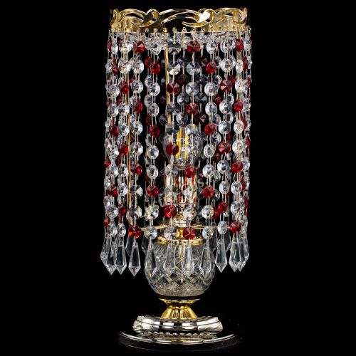 Настольная лампа Диана Карандаш красная в Самаре Гусь Хрустальный