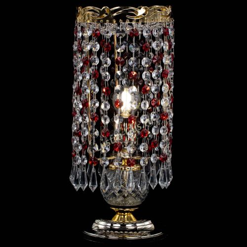 Настольная лампа Диана Карандаш красная в Самаре Гусь Хрустальный