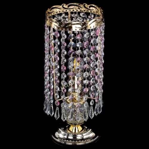 Настольная лампа Диана Карандаш розовая в Самаре Гусь Хрустальный