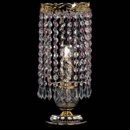 Настольная лампа Диана Карандаш розовая в Самаре Гусь Хрустальный