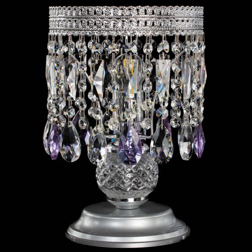 Настольная лампа Флоренция №1 фиолетовая в Самаре Гусь Хрустальный