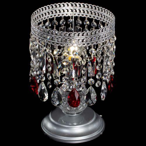 Настольная лампа Флоренция №1 красная в Самаре Гусь Хрустальный