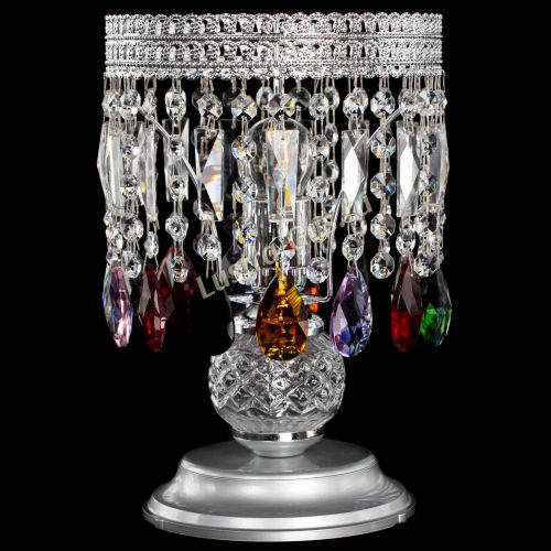 Настольная лампа Флоренция №1 разноцветная в Самаре Гусь Хрустальный