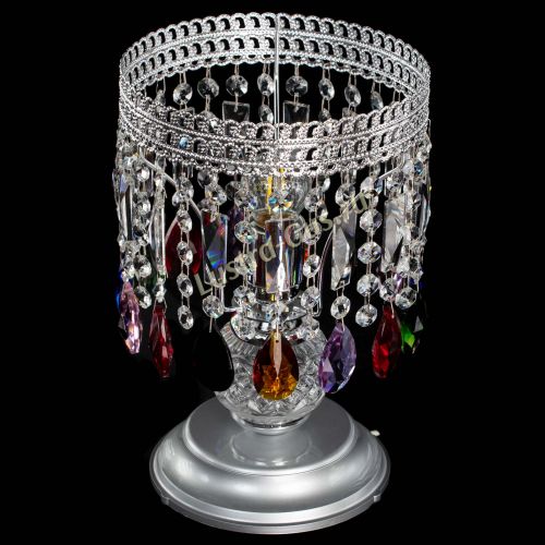 Настольная лампа Флоренция №1 разноцветная в Самаре Гусь Хрустальный