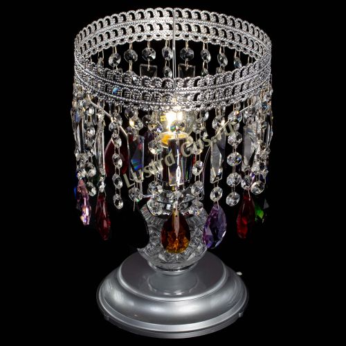 Настольная лампа Флоренция №1 разноцветная в Самаре Гусь Хрустальный