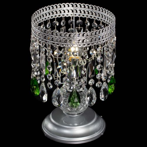 Настольная лампа Флоренция №1 зеленая в Самаре Гусь Хрустальный