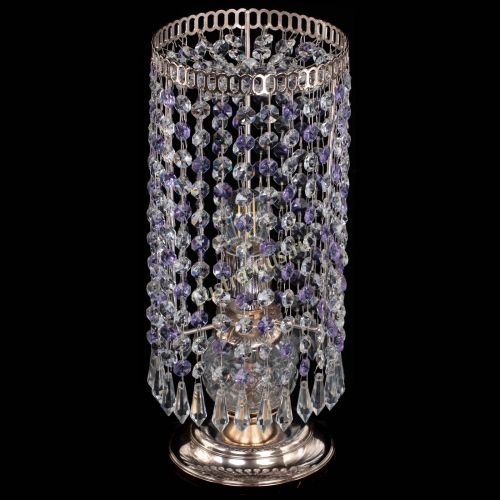 Настольная лампа Кольцо с карандашами фиолетовая в Самаре Гусь Хрустальный