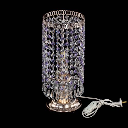 Настольная лампа Кольцо с карандашами фиолетовая в Самаре Гусь Хрустальный