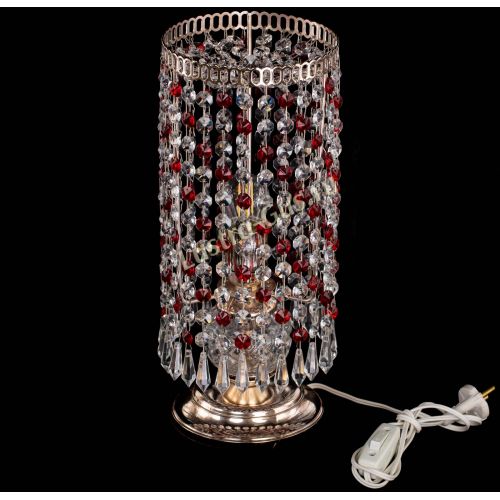 Настольная лампа Кольцо с карандашами красная в Самаре Гусь Хрустальный