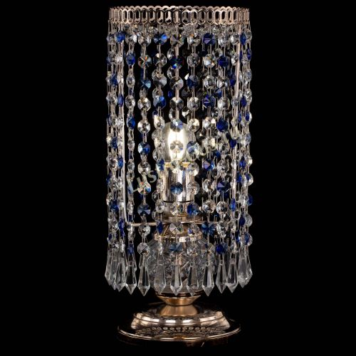 Настольная лампа Кольцо с карандашами синяя в Самаре Гусь Хрустальный