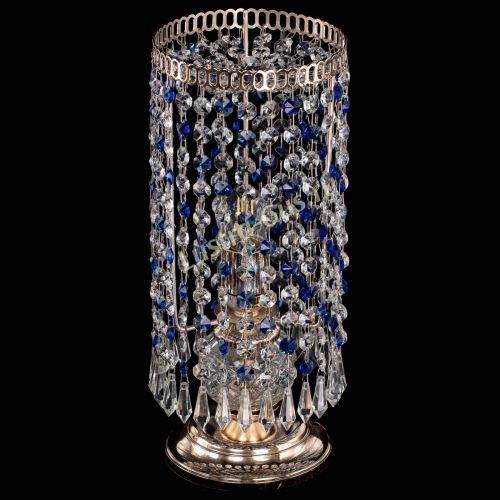 Настольная лампа Кольцо с карандашами синяя в Самаре Гусь Хрустальный