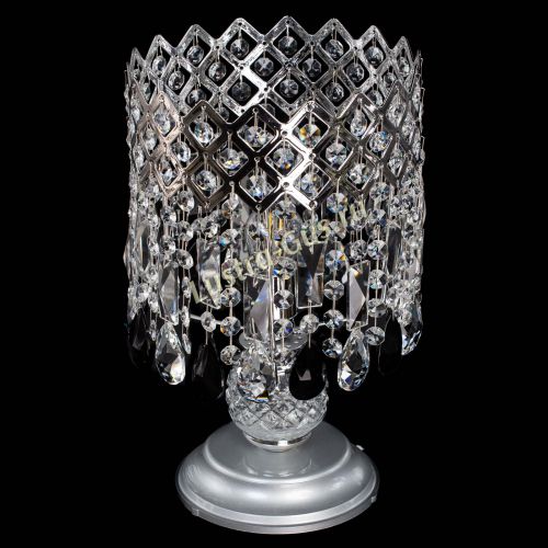 Настольная лампа Корона №1 черная в Самаре Гусь Хрустальный