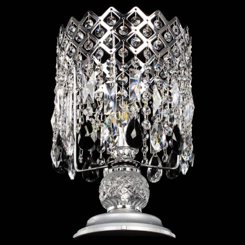 Настольная лампа Корона №1 черная в Самаре Гусь Хрустальный