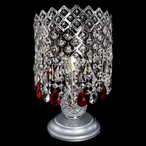 Настольная лампа Корона №1 красная в Самаре Гусь Хрустальный