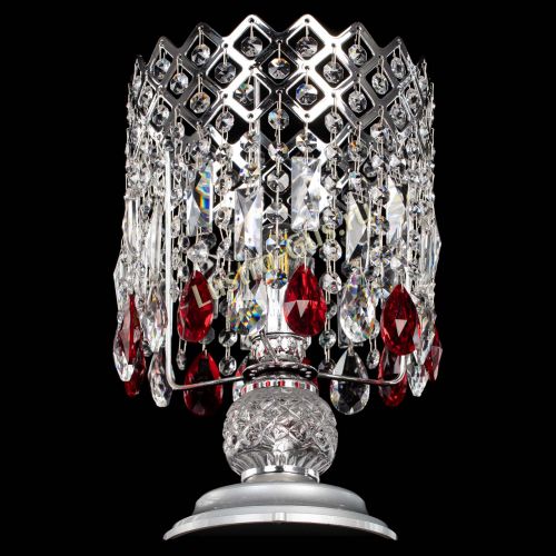 Настольная лампа Корона №1 красная в Самаре Гусь Хрустальный