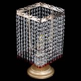 Настольная лампа Квадрат оптикон №1 красная в Самаре