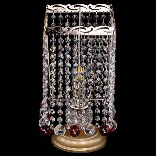 Настольная лампа Квадрат шар красная в Самаре Гусь Хрустальный