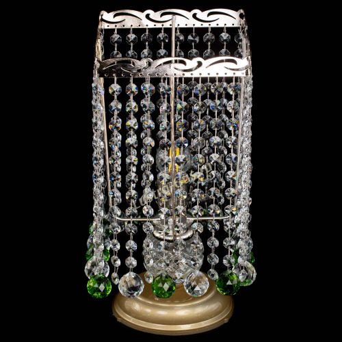 Настольная лампа Квадрат шар зеленая в Самаре Гусь Хрустальный